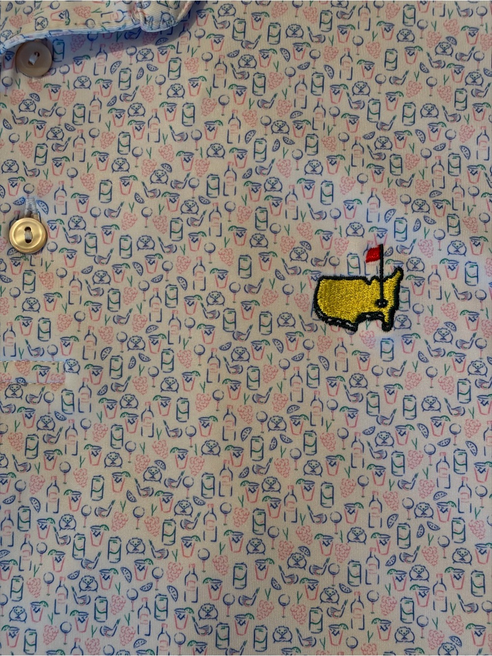 Men’s Peter Millar “Summer Comfort” Master’s Golf Polo Size Large - Picture 3 of 5